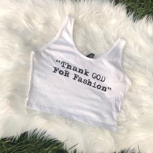 F21 fashion crop top M